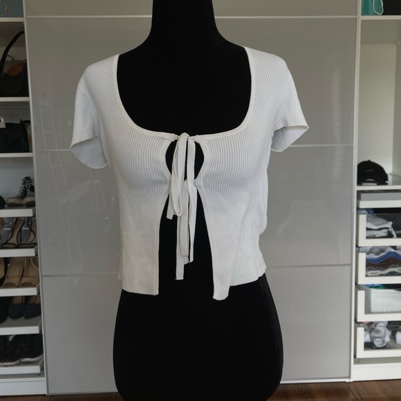 Garage Tie-front top - Picture 1 of 4